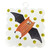 Orange Bat Scalloped Art