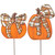 Stake Modern Plaid Pumpkins- Tall & Round