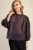 Shirt, Polka Dot Puff Sleeve Blouse