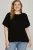 Sweater, Black Short Sleeve With Pocket