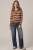 Sweater, Brown and Pink With Zipper