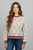 Sweater, Leopard With Sporty Stripe Accents