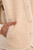 Vest, Cream Fuzzy Button Up