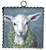  Gallery Art, Lamb with Wreath Around Neck ,6x6