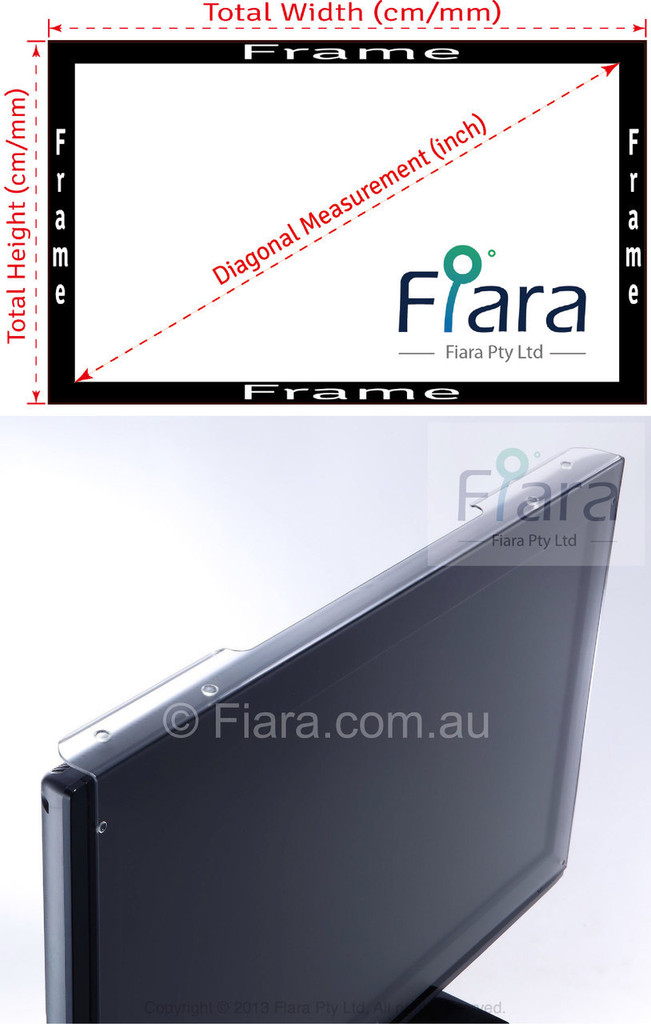Fits 43~45-inch Slim Frame TV | Fiara Anti Blue Light Screen Protector / Filter