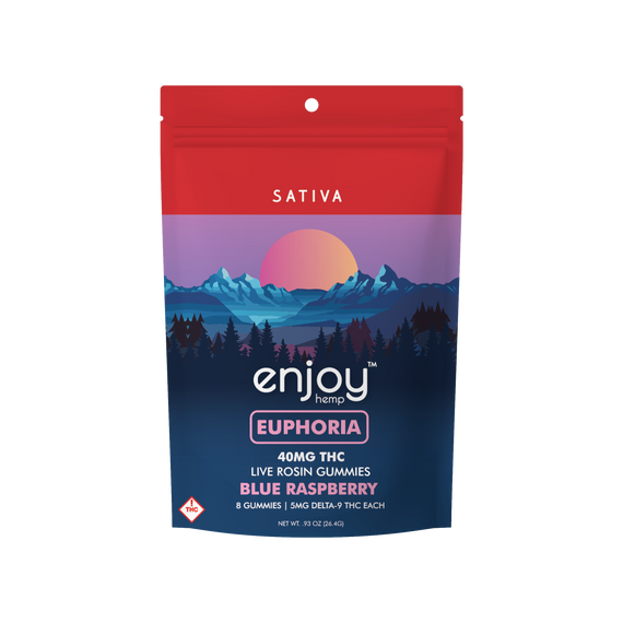 Live Rosin 40mg Delta 9 THC Gummies (5mg Per Pc) - Wholesale - 10 units per case
