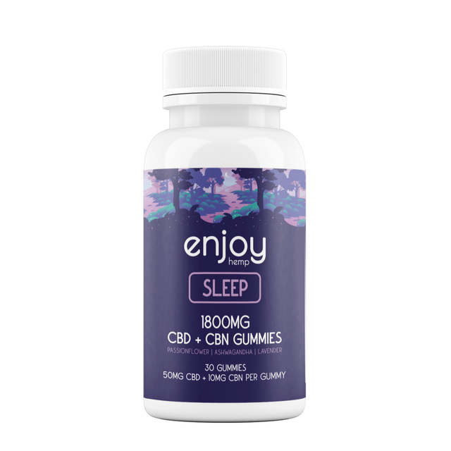 Sleep Gummies - Full Spectrum CBD + CBN + Ashwagandha + Passionflower + Lavender
