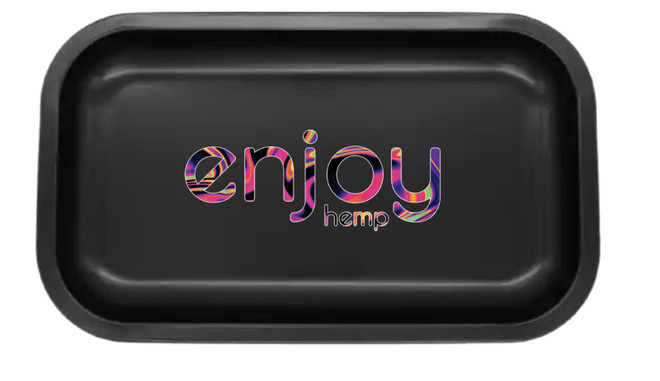Enjoy Hemp Rolling Tray - 6” x 10.5” - Single Unit