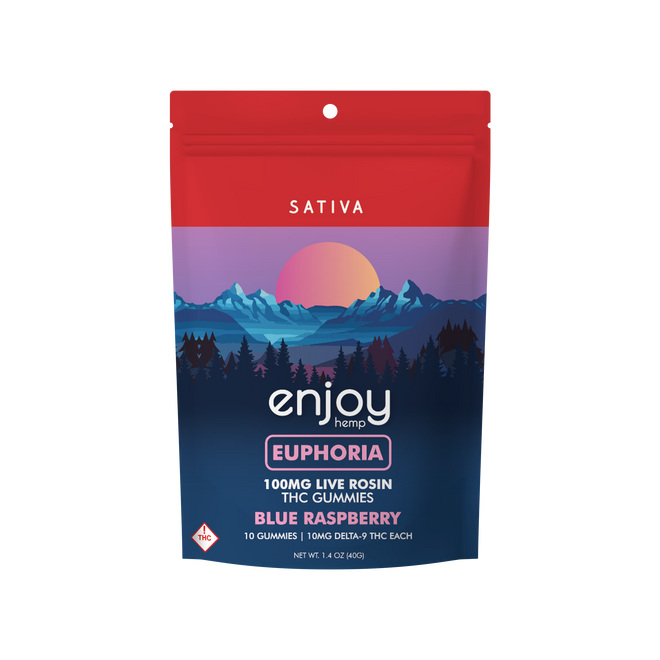 Live Rosin 100mg Delta 9 THC Gummies (10mg Per Pc) - Wholesale - 10 units per case