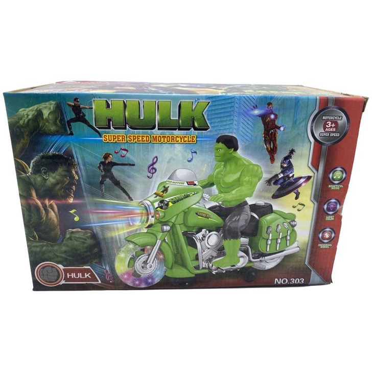 Motocicleta Hulk cu baterii - Imagine 1