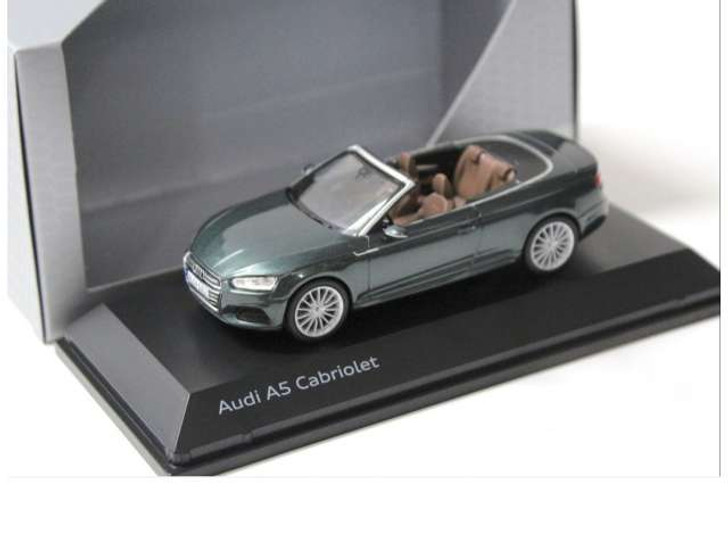 Macheta 1/43 2017 Audi A5 Cabriolet, gotland green metalic