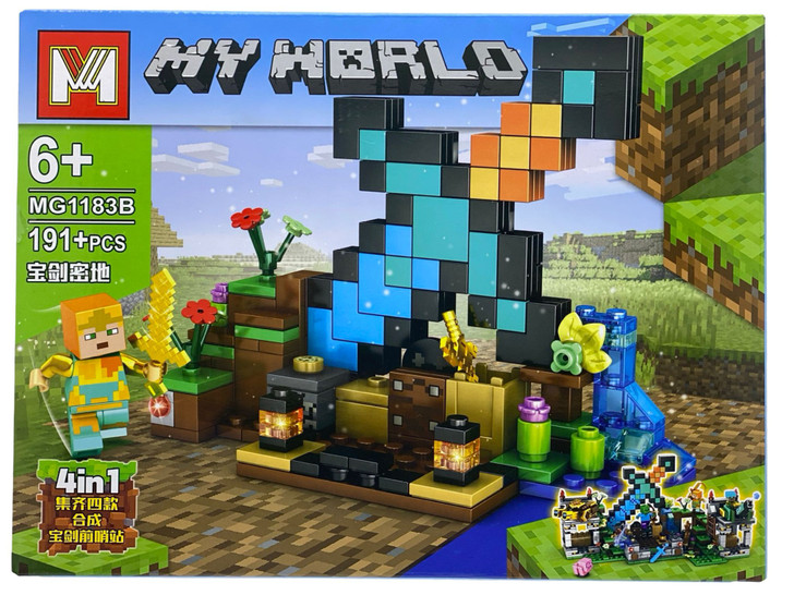 Set constructie gen Lego Minecraft MyWorld MG1183B