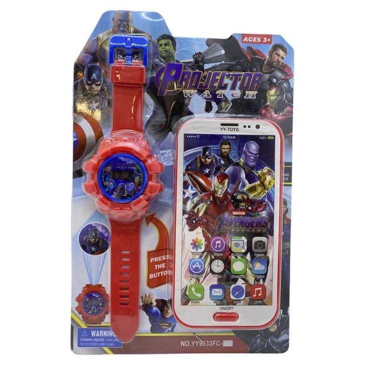 Set Avengers ceas si telefon - Imagine 1