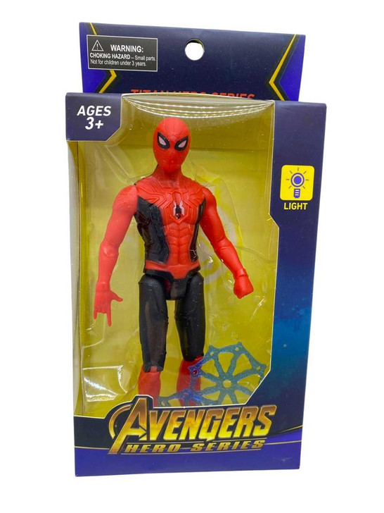 Figurina cu lumina Avengers hero - Spiderman panza - Imagine 1