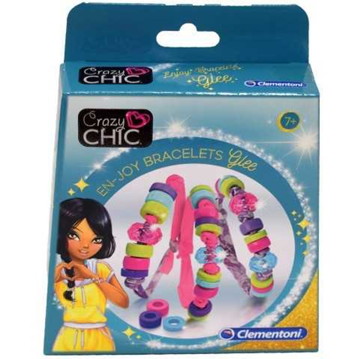 Crazy Chic En-Joy Bracelets set de facut bratari - Clementoni - Imagine 1