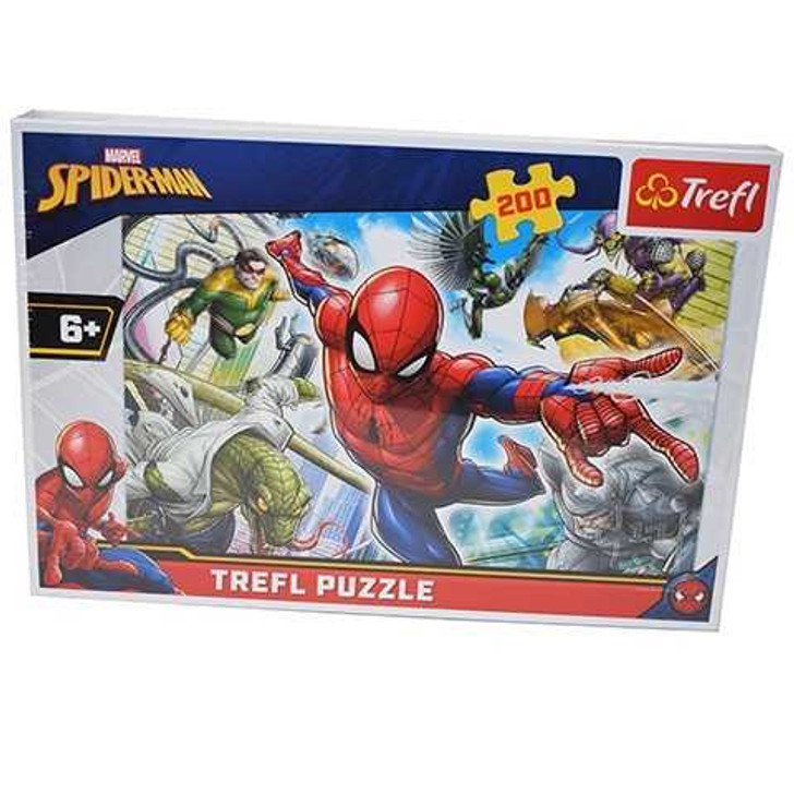 Puzzle Trefl Spiderman erou 200 piese - Imagine 1