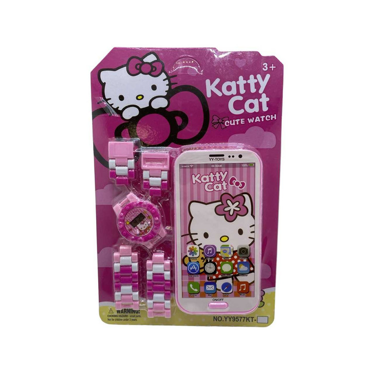 Set Hello Kitty ceas lego si telefon - Imagine 1
