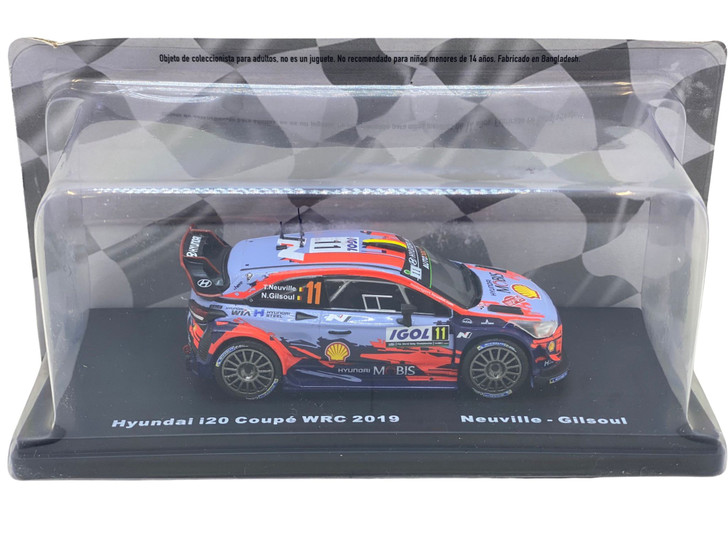 Macheta metal 2019 Hyundai i20 coupe WRC Neuville-Gilsoul 1/43