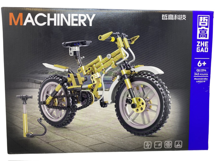 Lego bicicleta galbena QL1294  - Imagine 1
