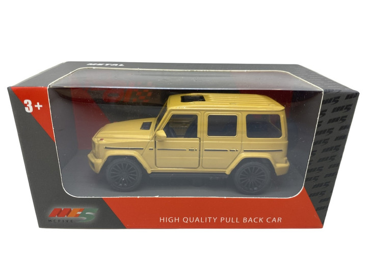 Macheta metal replica Mercedes G Class galben 1:43 - Imagine 1