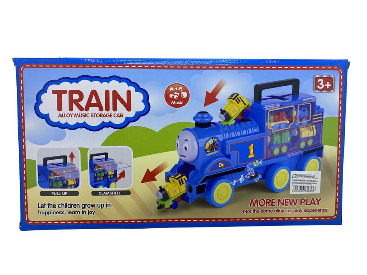 Set locomotiva mare Thomas si patru locomotive mici - Imagine 2
