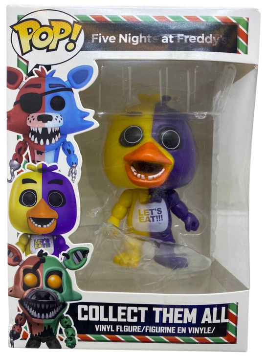 Figurina Five Nights at Freddy’s Chica galben violet POP - Imagine 1