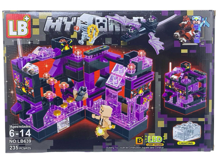 Set Constructie Minecraft Regatul Intunecat LED – 235 piese- NO.LB.639B