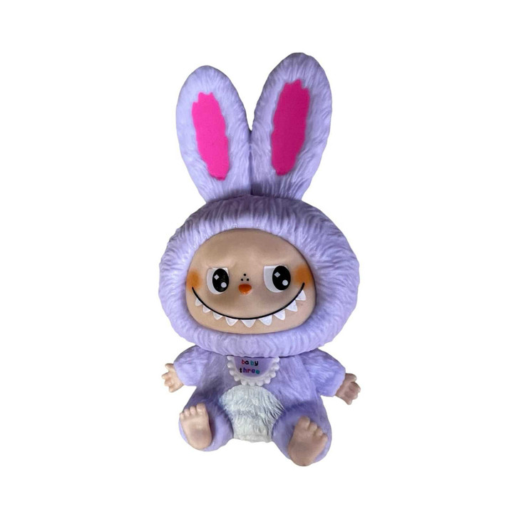 Figurina Labubu Rabbit 10cm – design original, stil kawaii de colectie
