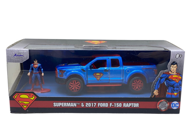 Macheta metal 2018 Ford F150 Raptor *Superman*, red/blue 1/32