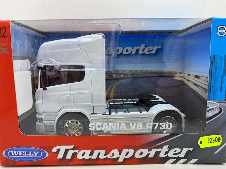 Macheta cap tractor Scania V8 r730 (4x2) 2015 alb - Imagine 1