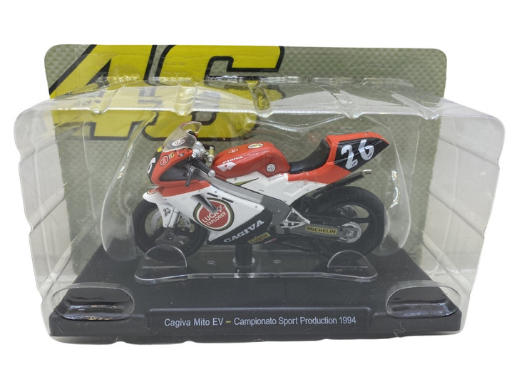 Macheta motocicleta 1994 Cagiva Mito EV - Campionato Sport Production 1/18 - Imagine 1