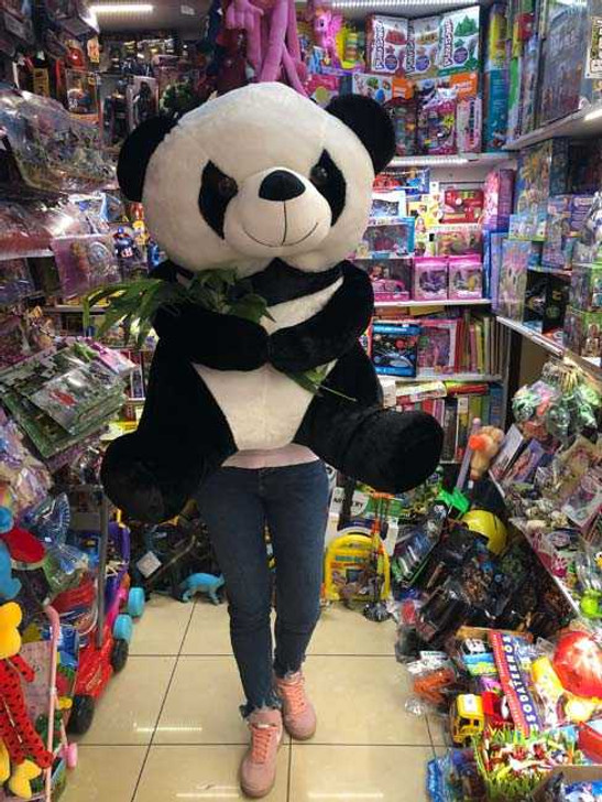 Urs panda cu bambus 70 cm. - Imagine 1