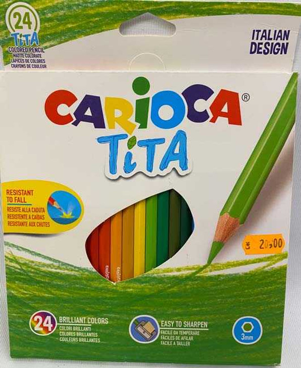 Creioane colorate carioca tita - Imagine 1