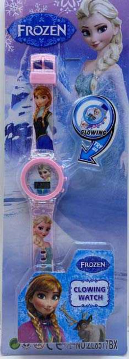 Ceas digital cu lumini Frozen - Imagine 1