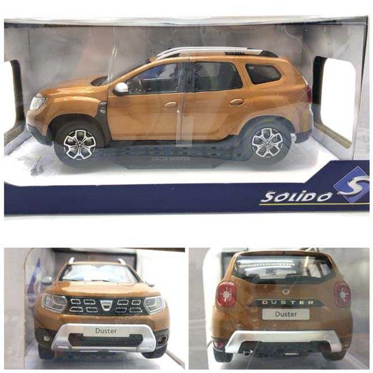 Macheta Dacia Duster 2018 mk2 Coniac scara 1/18 SOLIDO - Imagine 1