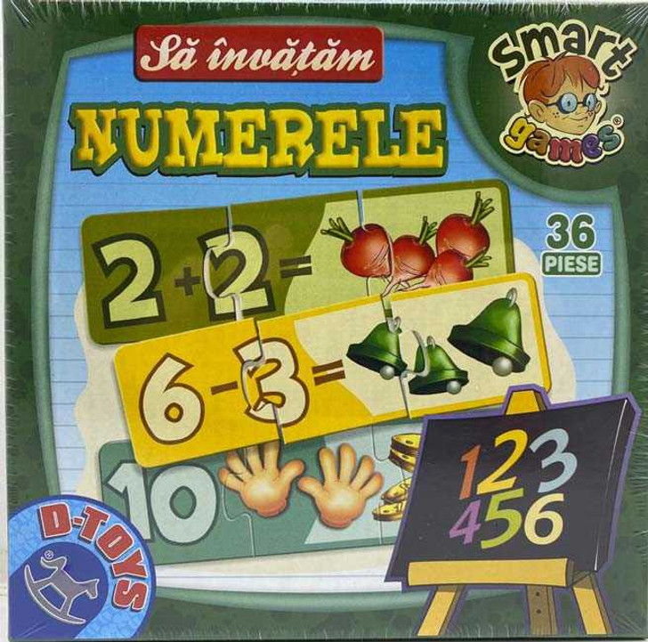 Sa invatam numerele- Smart games joc puzzle - Imagine 1