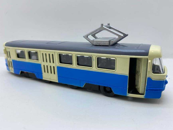 Macheta tramvai albastru cu sunet - Imagine 1