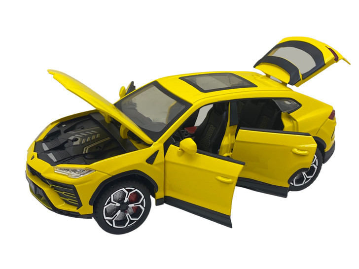 Macheta Lamborghini Urus replica cu fum, sunet si lumini 1:24