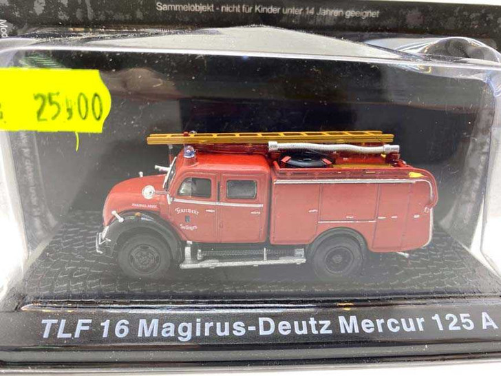 Macheta masina pompieri Magirus-deutz tlf 16 mercur 125 a feuer - Imagine 1