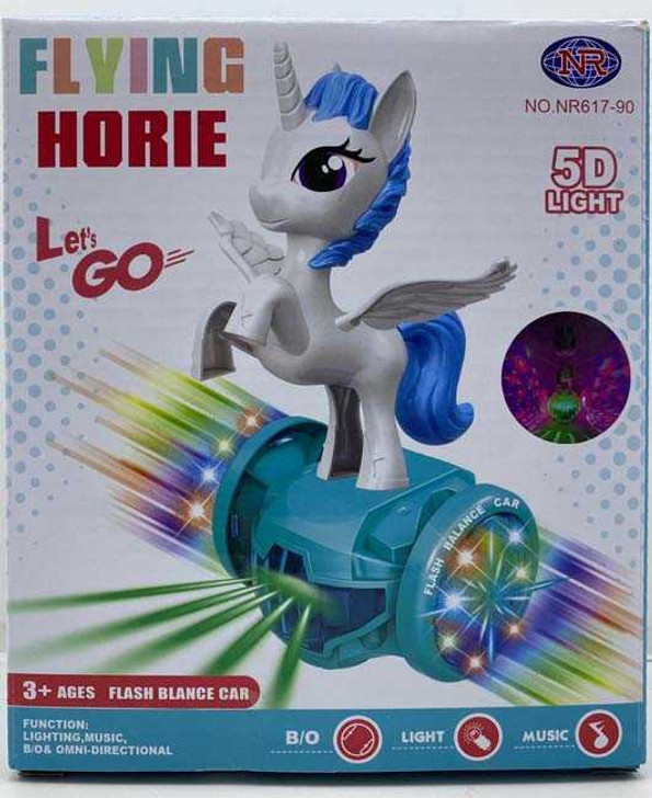 Jucarie Unicorn cu hoverboard - Imagine 1