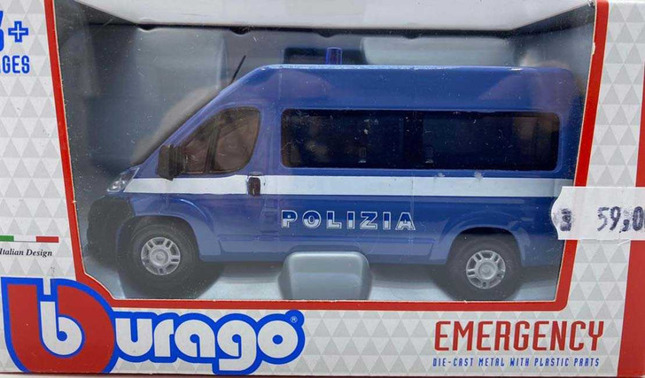 Macheta metal Fiat Ducato,blue 1/50 - Imagine 1