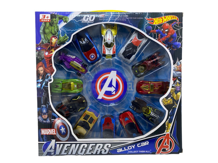 Set masini metal HotWheels Avengers