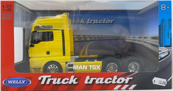 Macheta Cap tractor Man TGX 6X4, galben 1/33 - Imagine 1