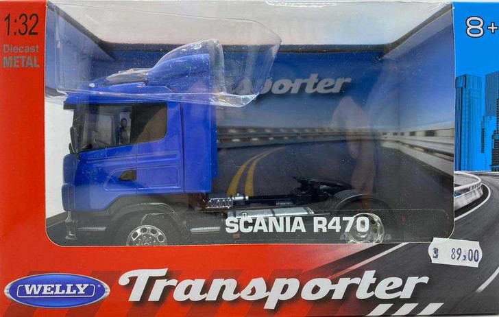 Macheta Cap tractor Scania R470, blue 1/32 - Imagine 1