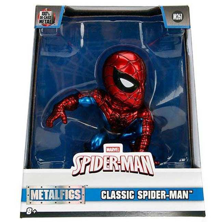 Marvel: Metalfigs Classic Spider-man metal figurina 10cm - Simba - Imagine 1