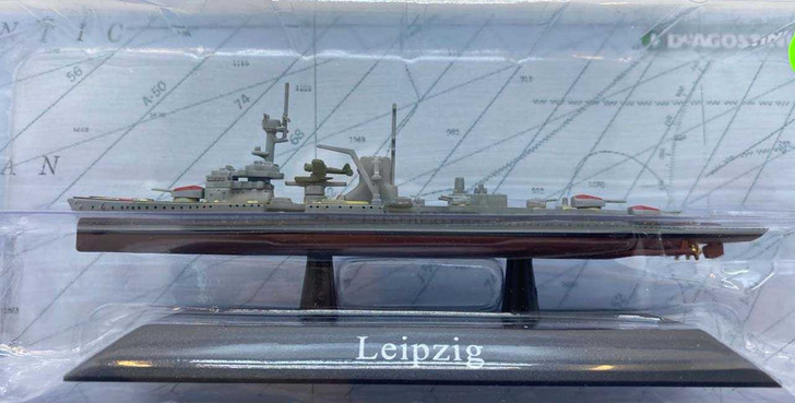 Macheta vapor 1929 Leipzig Light Cruiser - Imagine 1