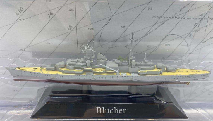 Macheta vapor 1937 Blucher Heavy Cruiser - Imagine 1