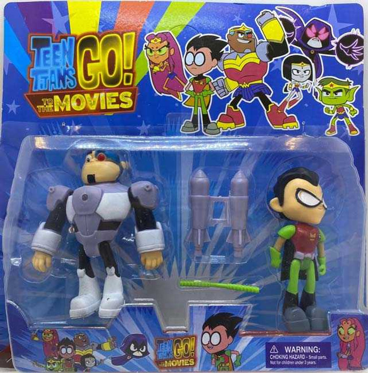 Set figurine Teen Titans Go - Robin, Cyborg - Imagine 1