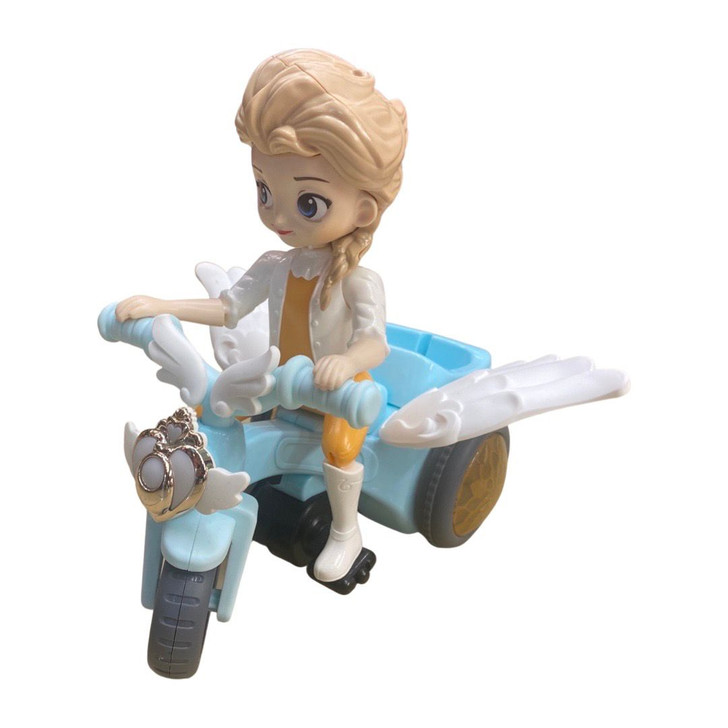 Jucarie ELSA Frozen pe bicicleta Cu sunete si lumini - Imagine 1