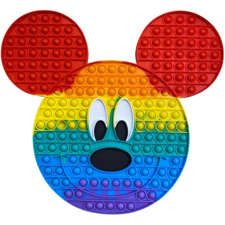 Jucarie antistres, Pop It forma Mickey Mouse multicolor - Imagine 1